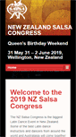 Mobile Screenshot of nzsalsacongress.co.nz